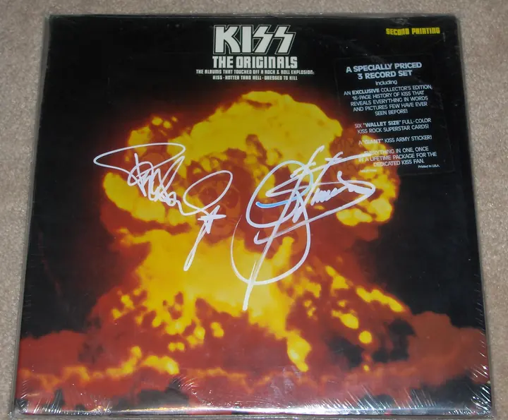 KISS The Originals signed vinyl