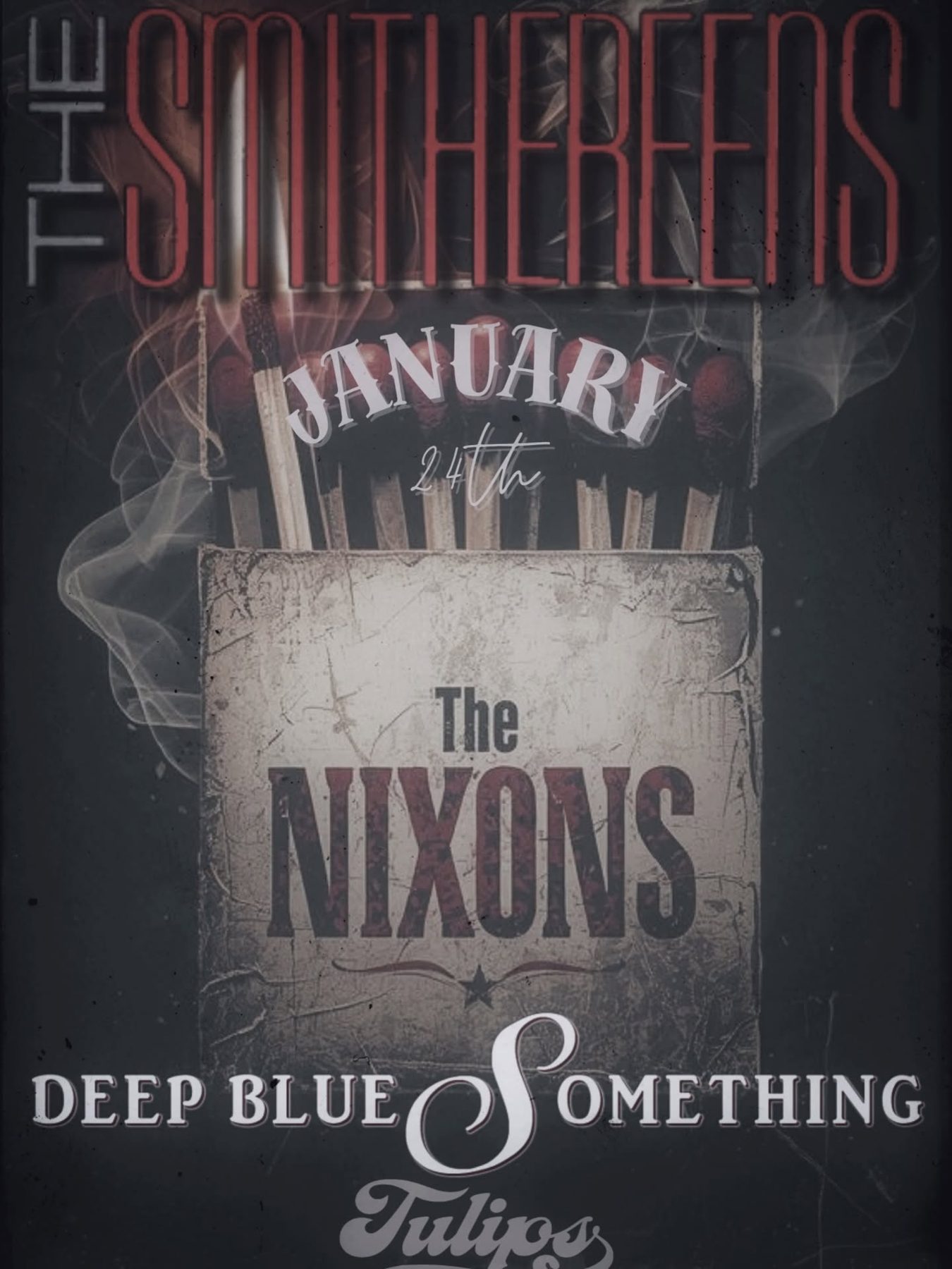 The Smithereens concert poster — vintage music memorabilia