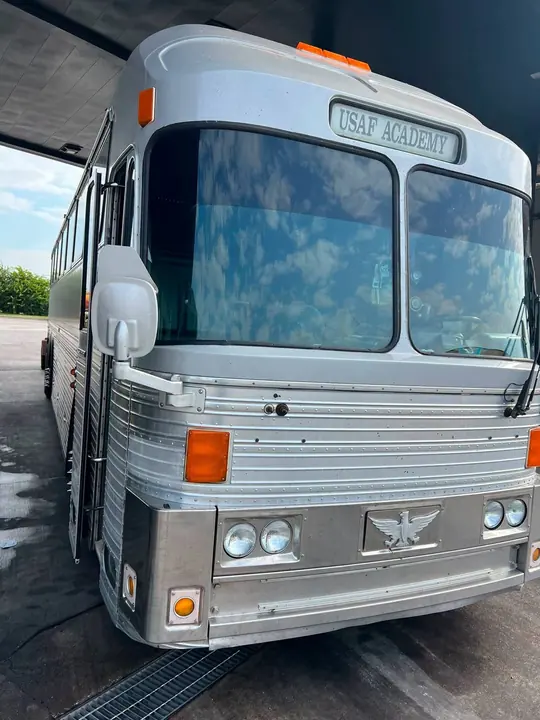 The Nixons tour bus — life on the road