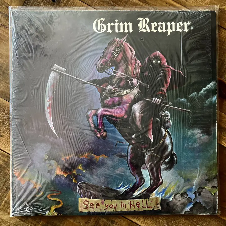 Grim Reaper See You in Hell vinyl