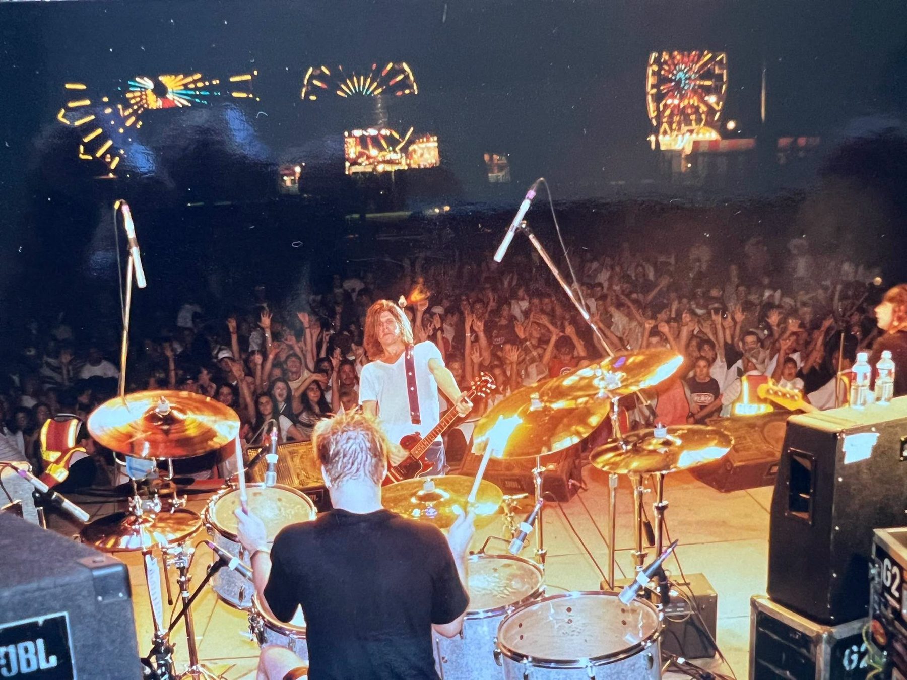 The Nixons performing live on stage