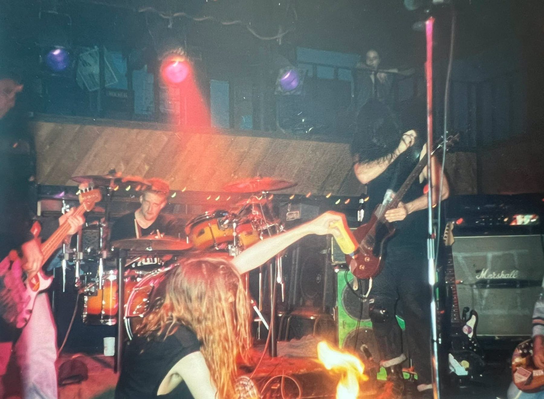 The Nixons — vintage band photograph from John Humphrey's touring years